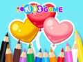 Gra Kolorowanka: Balony w kształcie serca  w Internecie