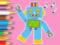 Gra Kolorowanka: Taniec Robota  w Internecie
