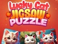 Gra Puzzle z kotem na szczęście  w Internecie