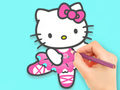 Gra Kolorowanka: Hello Kitty Dancing  w Internecie