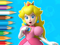 Gra Kolorowanka: Młoda księżniczka Peach  w Internecie