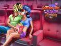 Gra Kropkowana dziewczyna flirtuje w kinie  w Internecie
