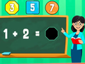Gra Quiz dla dzieci: Nauczmy się kilku równań matematycznych 2  w Internecie