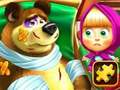 Gra Puzzle Masza i Niedźwiedź  w Internecie