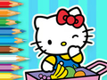 Gra Kolorowanka: Rynek Hello Kitty  w Internecie