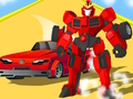Gra Wyścig z transformacją robotów  w Internecie