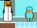 Gra Noob kontra Pro Snowman  w Internecie