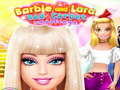 Gra Wyzwanie Barbie i Lary na czerwonym dywanie  w Internecie