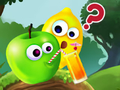 Gra Quiz dla dzieci: Co wiesz o owocach?  w Internecie