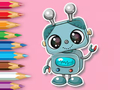 Gra Kolorowanka: Robot uśmiechnięty  w Internecie