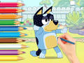 Gra Kolorowanka: Bluey i Bingo  w Internecie