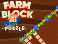 Gra Puzzle z blokami farmy  w Internecie