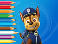 Gra Kolorowanka: Pościg Psi Patrol  w Internecie