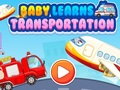 Gra Dziecko uczy się transportu  w Internecie