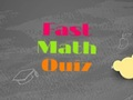 Gra Szybki quiz matematyczny  w Internecie