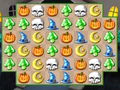 Gra Puzzle Halloween Burst typu „dopasuj 3”.  w Internecie