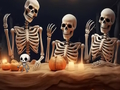 Gra Halloweenowa ucieczka z kolonii szkieletów  w Internecie