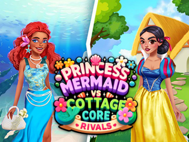 Gra Princess Cottage Core kontra Rywale Mermaid Core  w Internecie