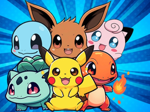 Gra Kolorowanka Pokemon  w Internecie
