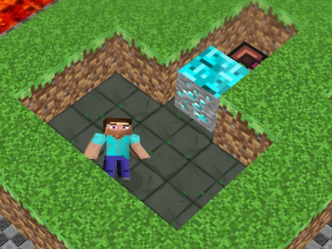Gra Labirynt 3D MineBlocks  w Internecie