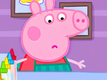 Gra Puzzle: Fantazyjny naleśnik ze Świnką Peppą  w Internecie