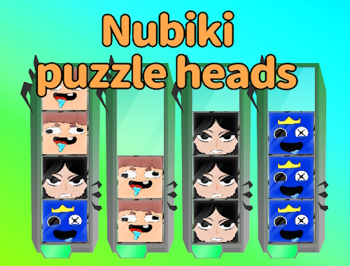 Gra Głowy puzzli Nubiki  w Internecie