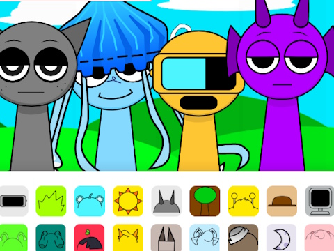 Gra Sprunki z OC  w Internecie