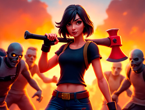 Gra Loop Survivors Miasto Zombie  w Internecie