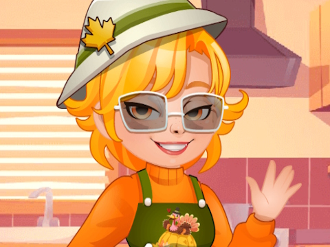 Gra Babeczka Roxie's Kitchen na Święto Dziękczynienia  w Internecie
