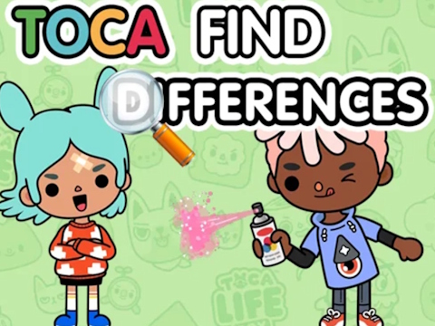 Gra Toca Znajdź różnice  w Internecie