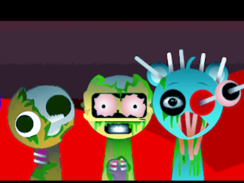 Gra Sprunki Music Scary Beat Box w Internecie