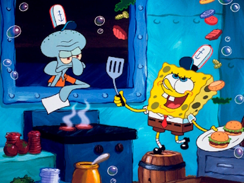 Gra SpongeBob Znajdź różnice  w Internecie