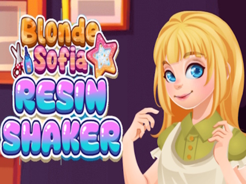 Gra Shaker z żywicy w kolorze blond Sofia  w Internecie