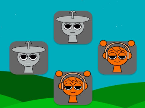 Gra Pamięć Sprunki Incredibox  w Internecie
