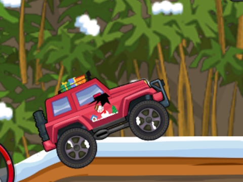 Gra Wyścigi Hill Climb: Świąteczna transformacja ciężarówki  w Internecie