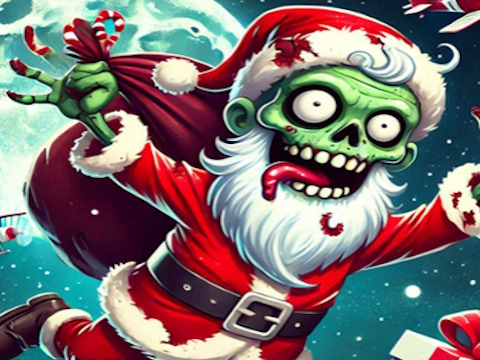 Gra Świąteczna gra Flappy Zombie Santa  w Internecie