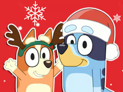 Gra Układanka: Bluey Christmas Gift  w Internecie