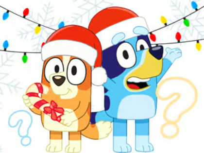 Gra Quiz dla dzieci: Bluey Christmas Quiz  w Internecie