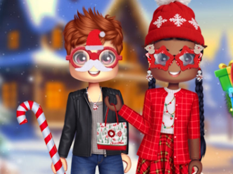 Gra Świąteczna stylizacja Roblox  w Internecie