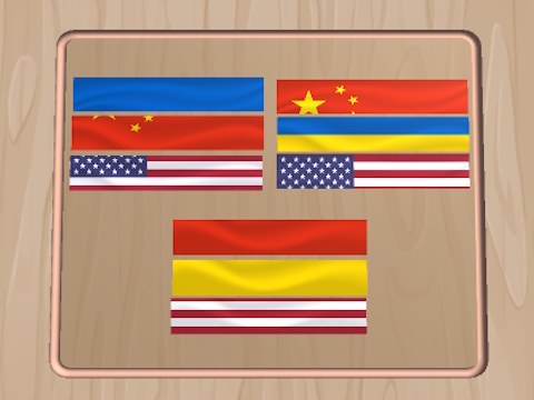 Gra Flag Puzzle Jam: Zbieraj flagi  w Internecie