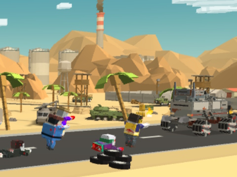 Gra Zombie derby Pixel Survival w Internecie