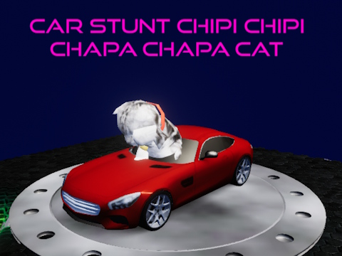 Gra Stunt samochodowy Chipi Chipi Chapa Chapa Cat  w Internecie