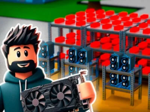 Gra Roblox: górnik bitcoinów!  w Internecie