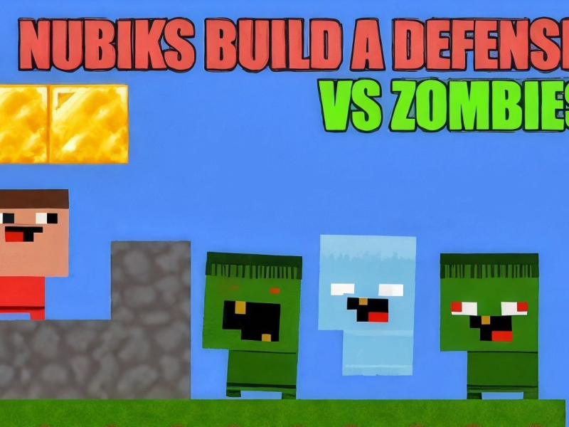 Gra Nubikowie budują obronę przed zombie  w Internecie