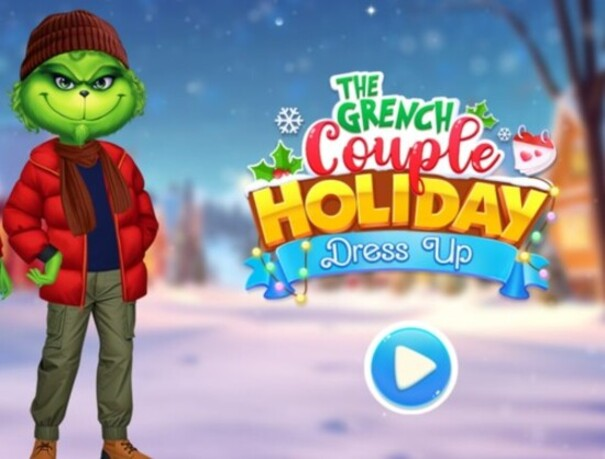 Gra Świąteczna stylizacja pary Grinch  w Internecie