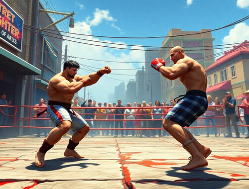 Gra Prawdziwy Street Fighter 3D  w Internecie