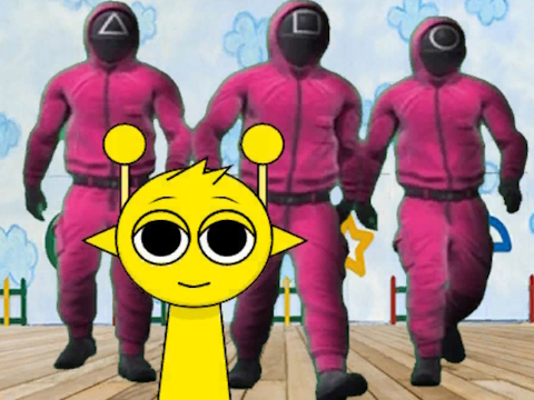 Gra Sprunki w Komnacie Squid Game  w Internecie