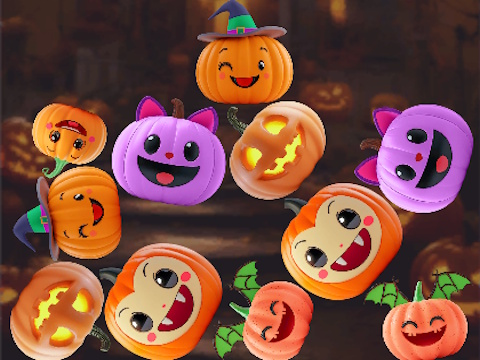 Gra Połącz dynie Connect: Halloween!  w Internecie