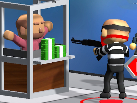Gra Bank Rabuby Puzzle Shooter  w Internecie