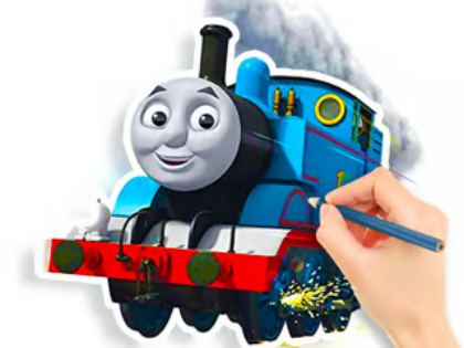 Gra Kolorowanka: Thomas  w Internecie